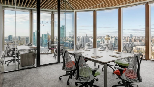 Executive office design and Herman Miller furniture in Astana Kazakhstan