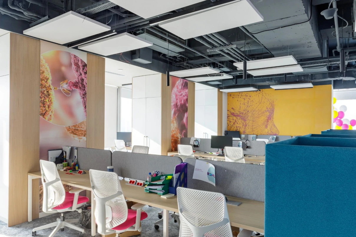 Herman Miller Sayl chairs in modern office