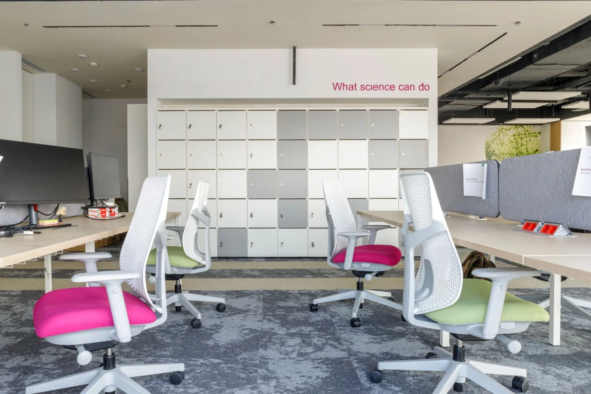 Herman Miller Lino chairs in modern workplace