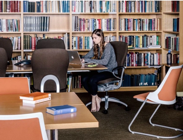 Herman Miller School Library Furnished with high quality furniture