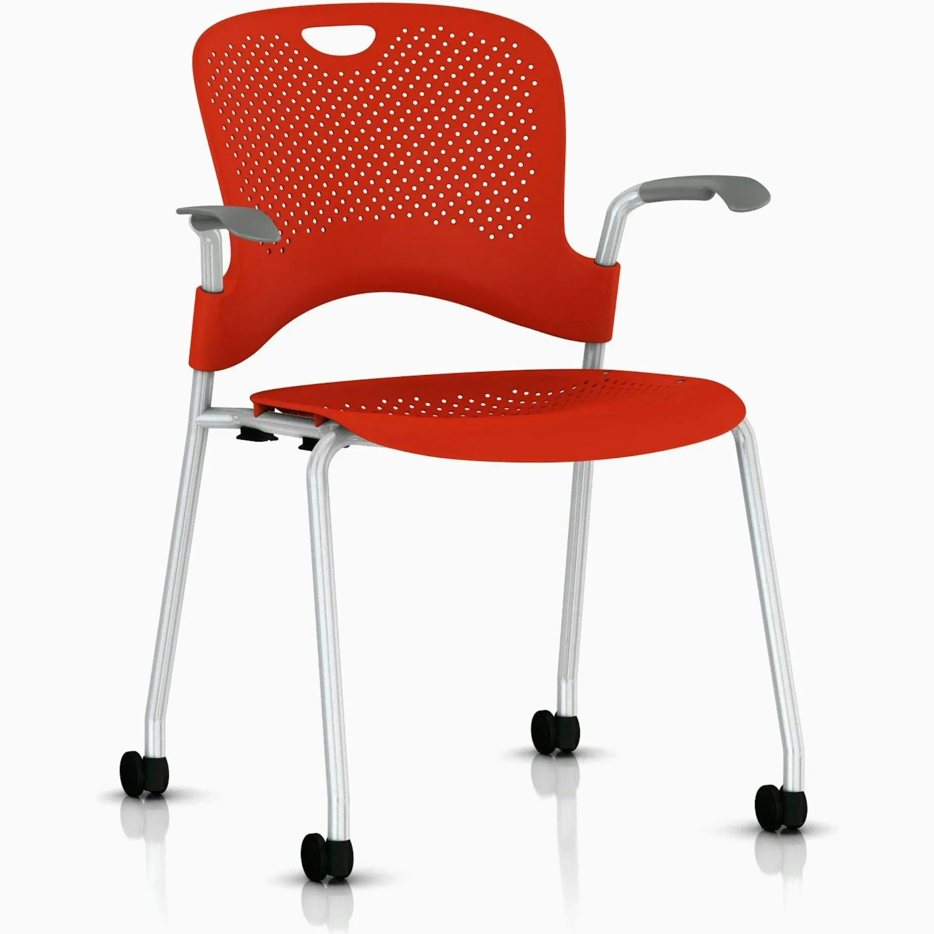 Herman Miller Caper Stacking Chair (Red)