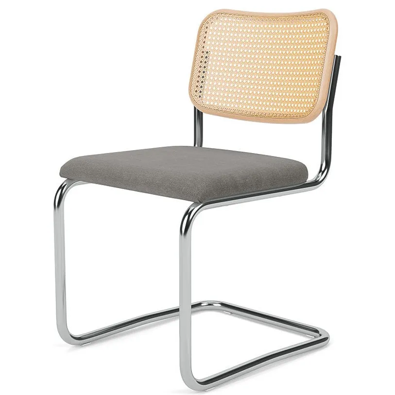 Marcel Breuer Cesca™ Chair Upholstered Seat & Cane Back